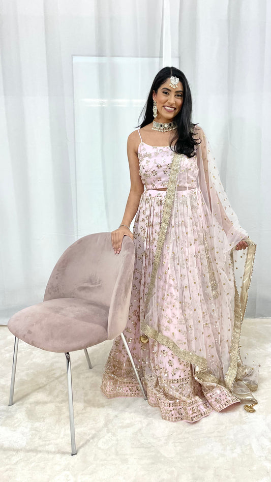 Baby Pink Lengha