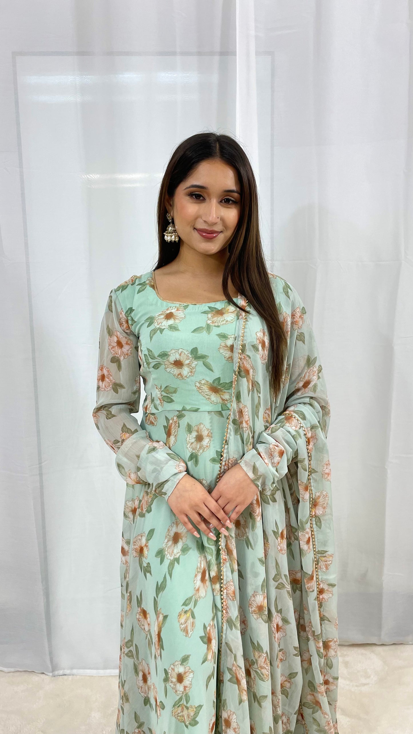 Mint Green Anarkali