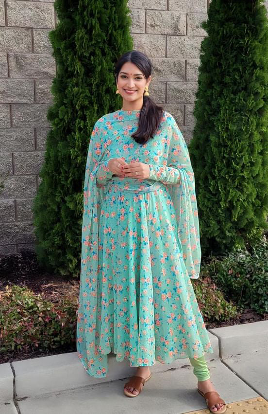 Mint Green Anarkali