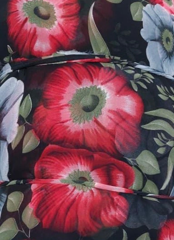 Black Floral