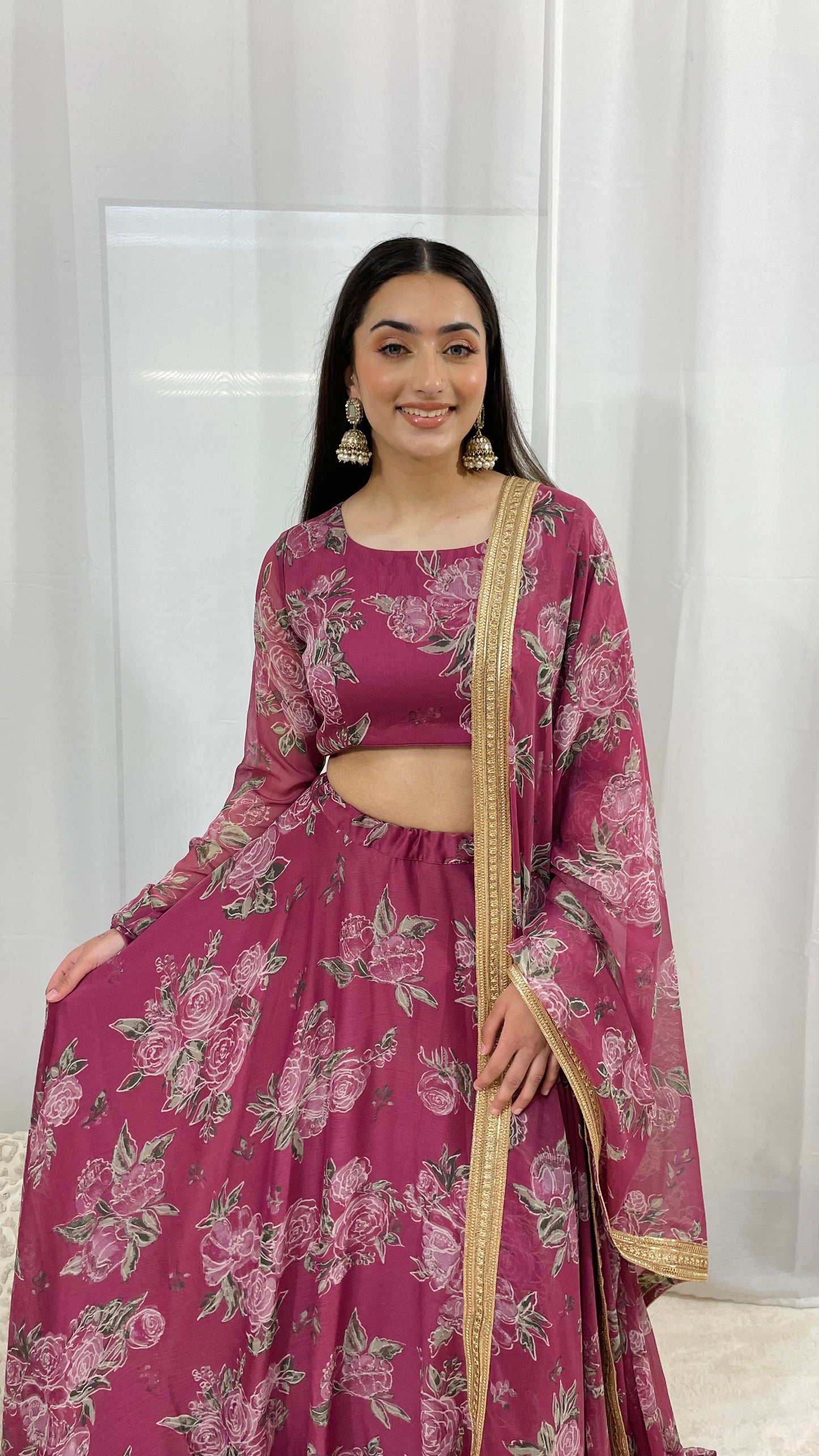 Mauve Lengha