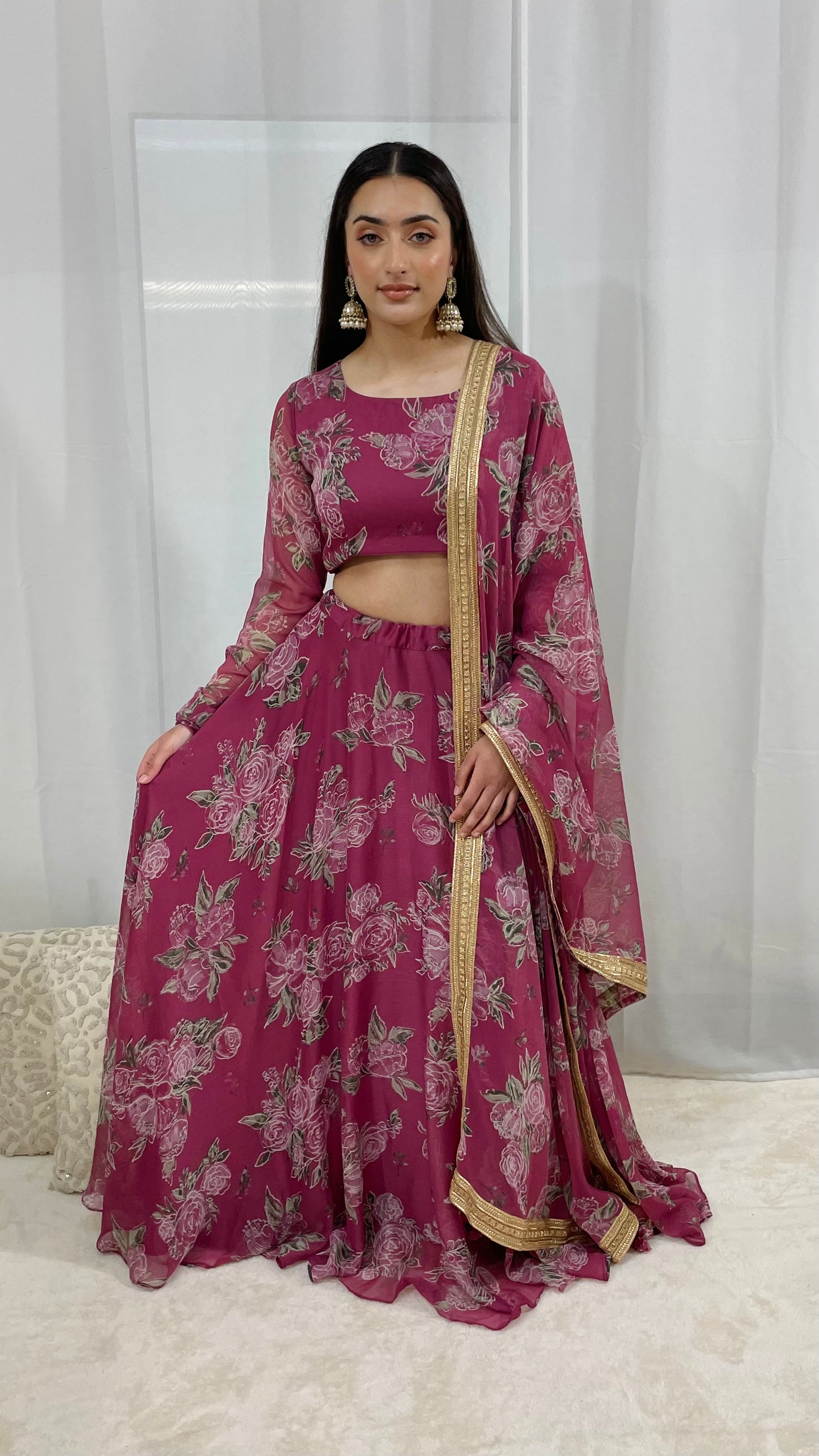 Mauve Lengha