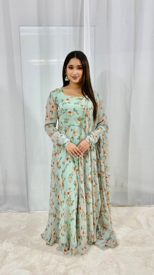 Mint Green Anarkali