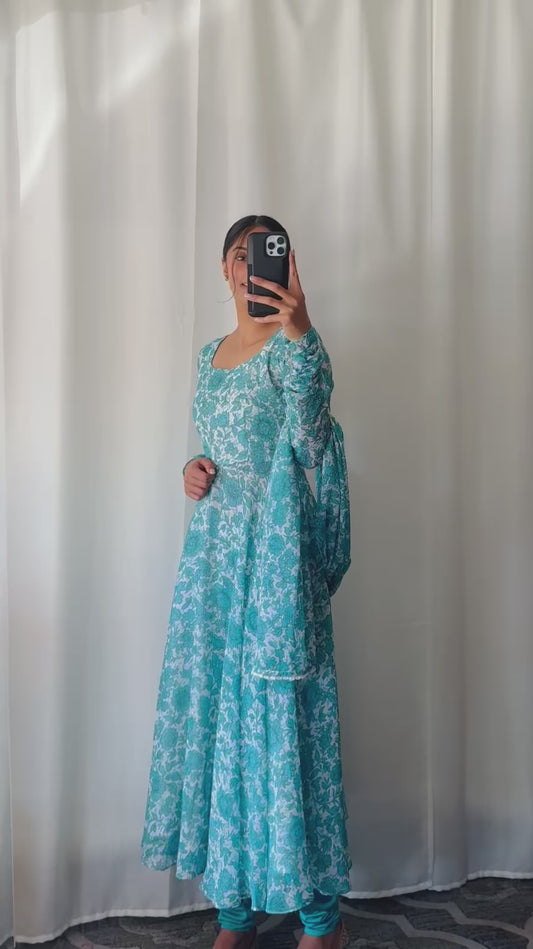 Whitewave Anarkali