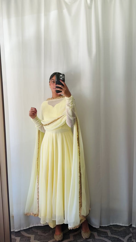 ButterCream Anarkali