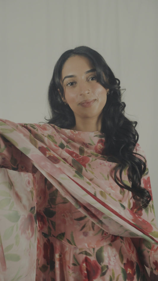 Pink Rose’ Anarkali