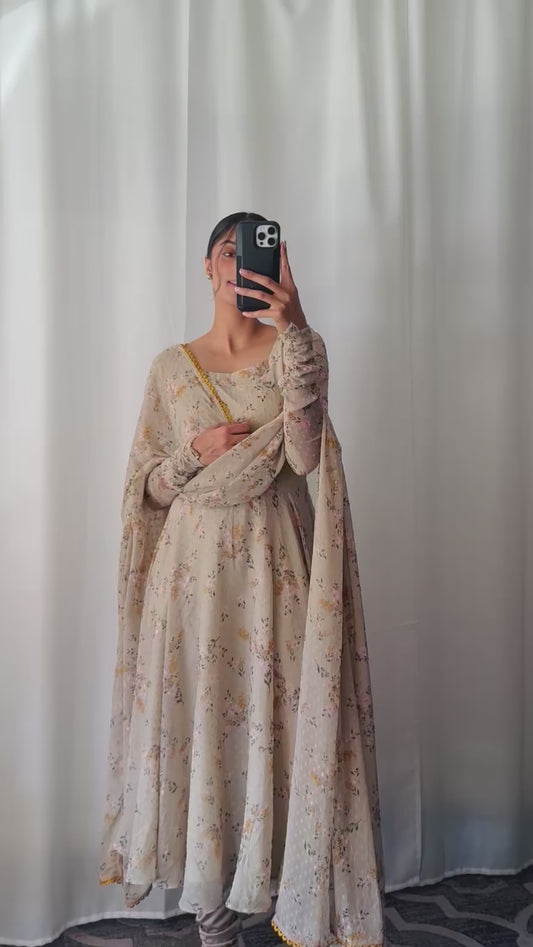 Avery Pistachio Anarkali